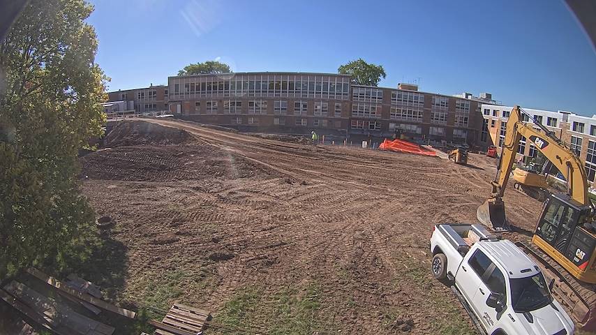 Live camera feed from CUW School of Nursing Construction Camera in Concordia University Wisconsin