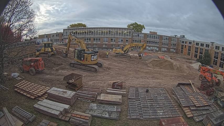 Live camera feed from CUW School of Nursing Construction Camera in Concordia University Wisconsin