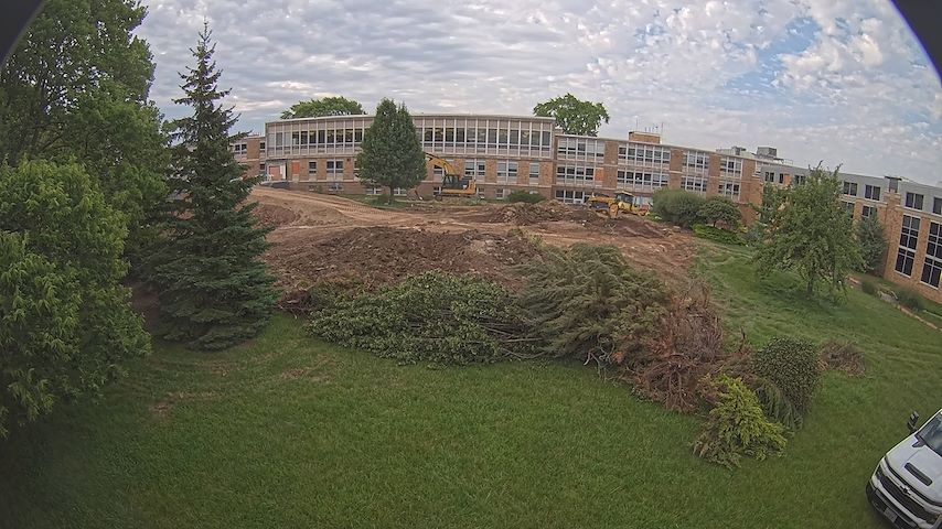 Live camera feed from CUW School of Nursing Construction Camera in Concordia University Wisconsin