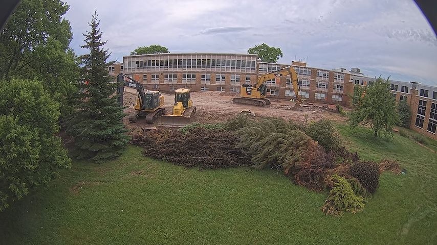 Live camera feed from CUW School of Nursing Construction Camera in Concordia University Wisconsin