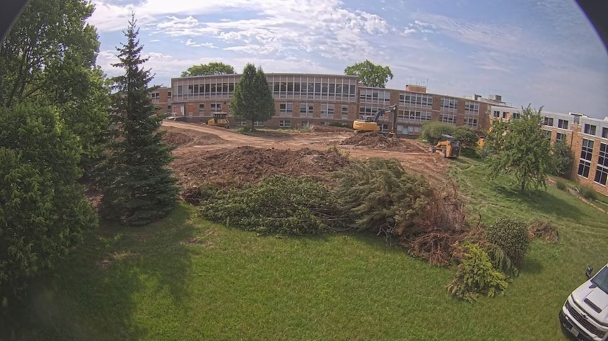 Live camera feed from CUW School of Nursing Construction Camera in Concordia University Wisconsin