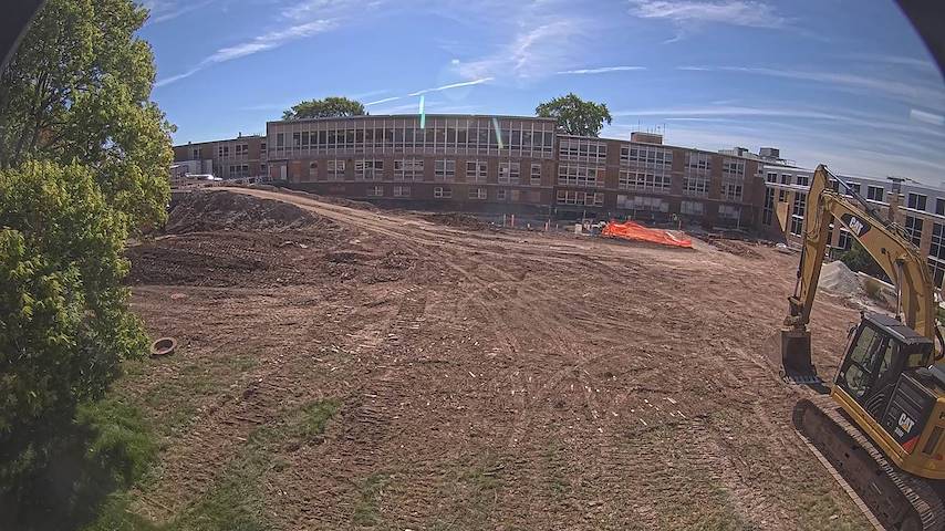 Live camera feed from CUW School of Nursing Construction Camera in Concordia University Wisconsin
