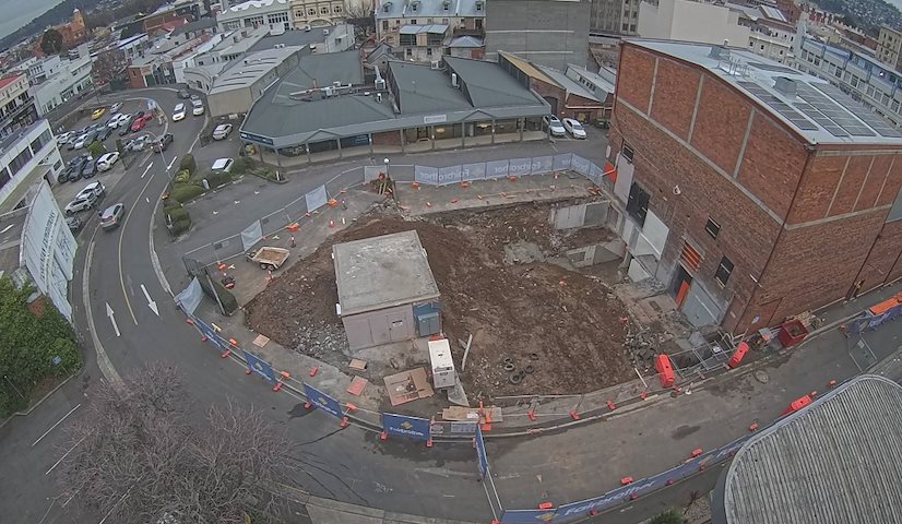 Živý kamerový kanál z Earl Arts Centre v Earl St, Launceston