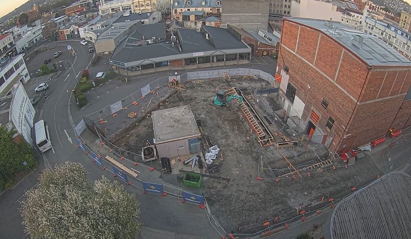 Canal de càmera en directe de Earl Arts Centre a Earl St, Launceston