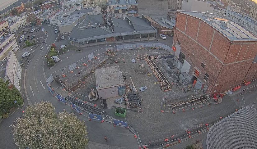 Earl Arts Centre'dan Earl St, Launceston'e canlı kamera kanalı