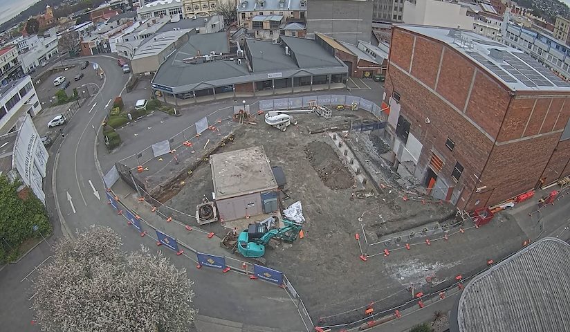 Živý kamerový kanál z Earl Arts Centre v Earl St, Launceston