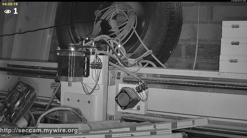 Live camera feed from Littlehook's woodworking shop in Indoor woodworking shop