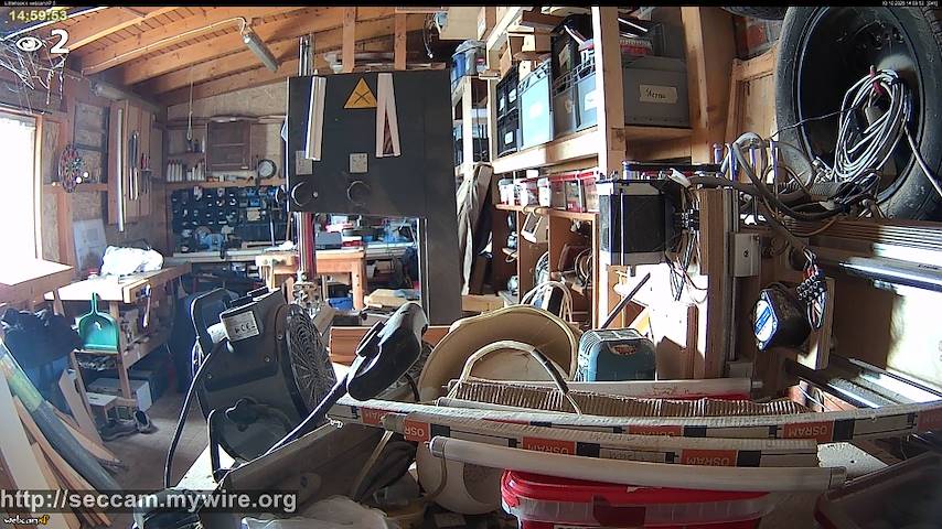 Canal de cameră live de la Littlehook's woodworking shop în Indoor woodworking shop