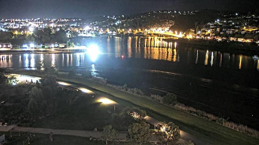 来自 Launceston, Tasmania 的 Tamar Estuary 实时摄像机频道