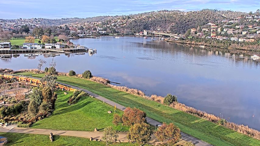 来自 Launceston, Tasmania 的 Tamar Estuary 实时摄像机频道