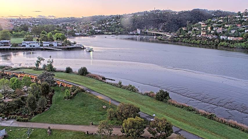 Canal de cameră live de la Tamar Estuary în Launceston, Tasmania
