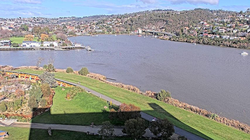 Canal de cameră live de la Tamar Estuary în Launceston, Tasmania