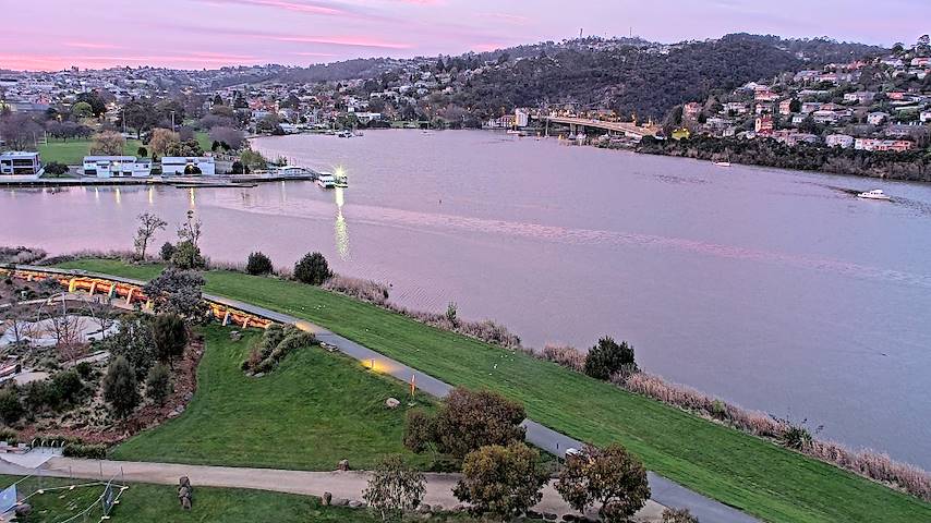 Ζωντανό κανάλι κάμερας από Tamar Estuary στο Launceston, Tasmania