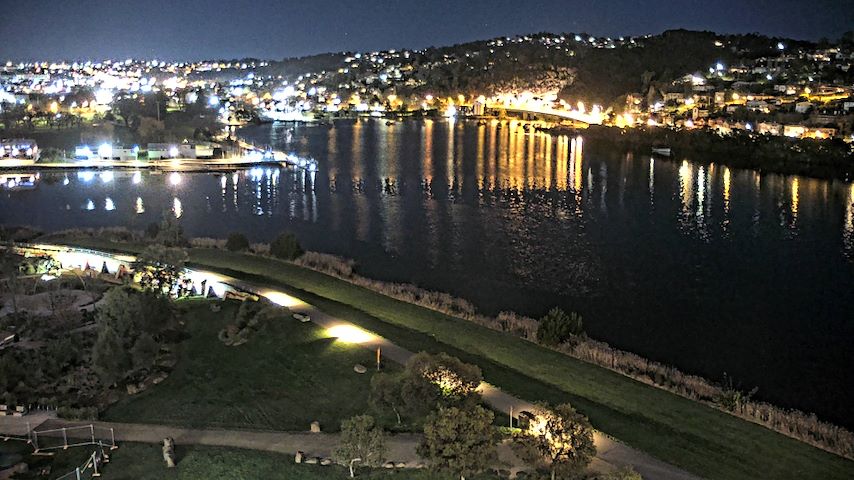 Tamar Estuary의 라이브 카메라 채널 (Launceston, Tasmania)