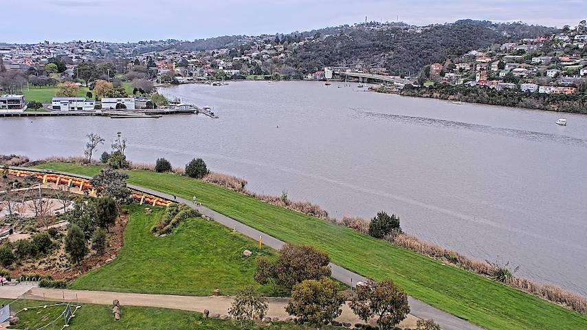 Kanal s kamerom uživo iz Tamar Estuary u Launceston, Tasmania