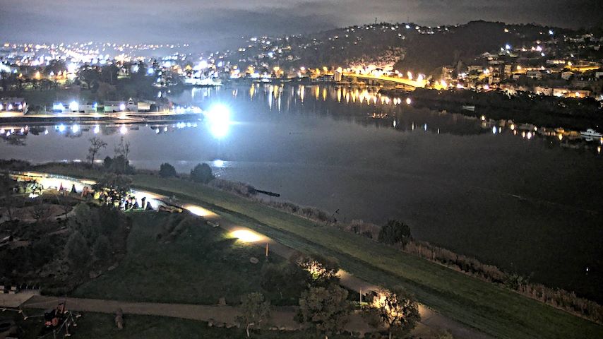 Živý kamerový kanál z Tamar Estuary v Launceston, Tasmania