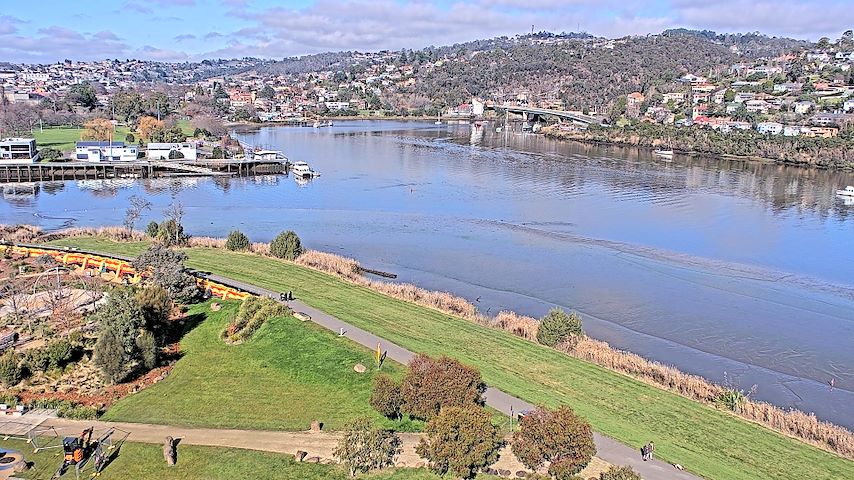 Live camera feed from Tamar Estuary in Launceston, Tasmania