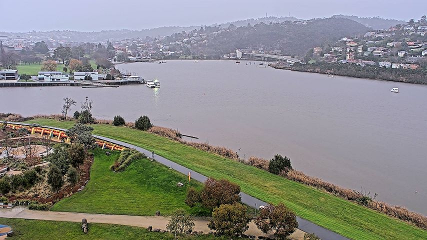 Live camera feed from Tamar Estuary in Launceston, Tasmania
