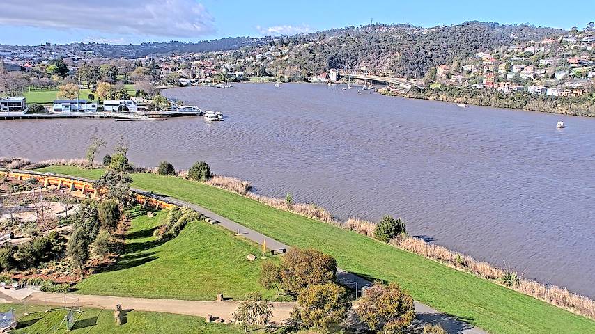 Flux de caméra en direct depuis Tamar Estuary à Launceston, Tasmania