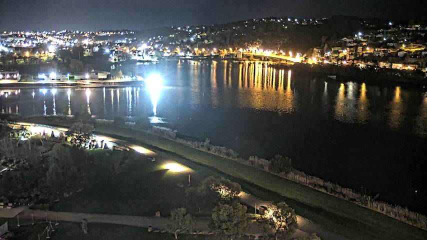 Launceston, Tasmania में Tamar Estuary से लाइव कैमरा चैनल