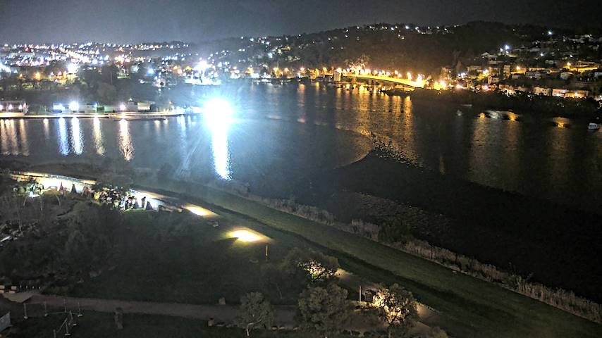 Launceston, Tasmania में Tamar Estuary से लाइव कैमरा चैनल