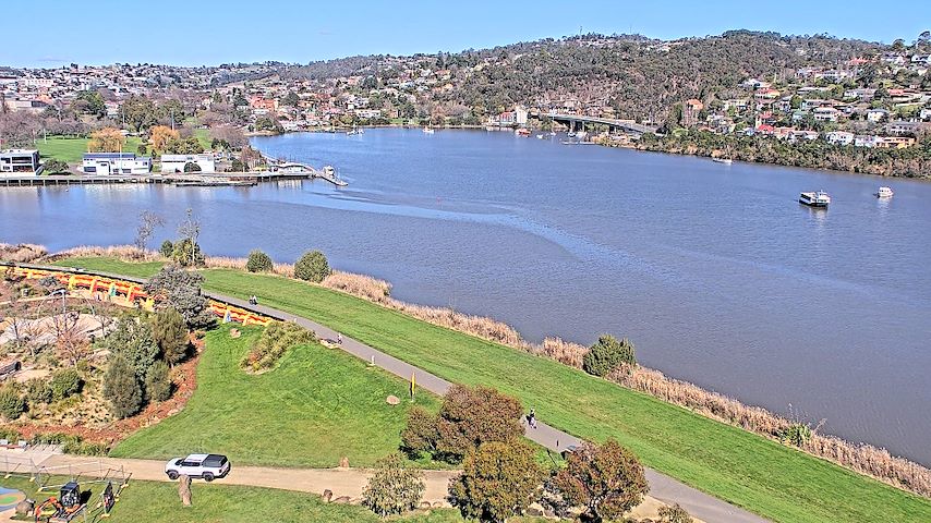 来自 Launceston, Tasmania 的 Tamar Estuary 实时摄像机频道