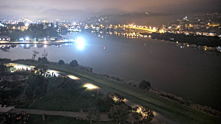 Launceston, Tasmania में Tamar Estuary से लाइव कैमरा चैनल
