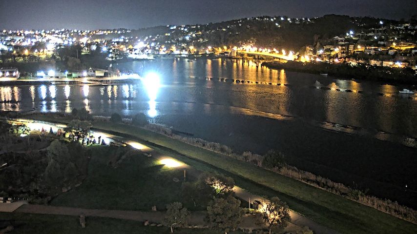 بث كاميرا مباشر من Tamar Estuary في Launceston, Tasmania