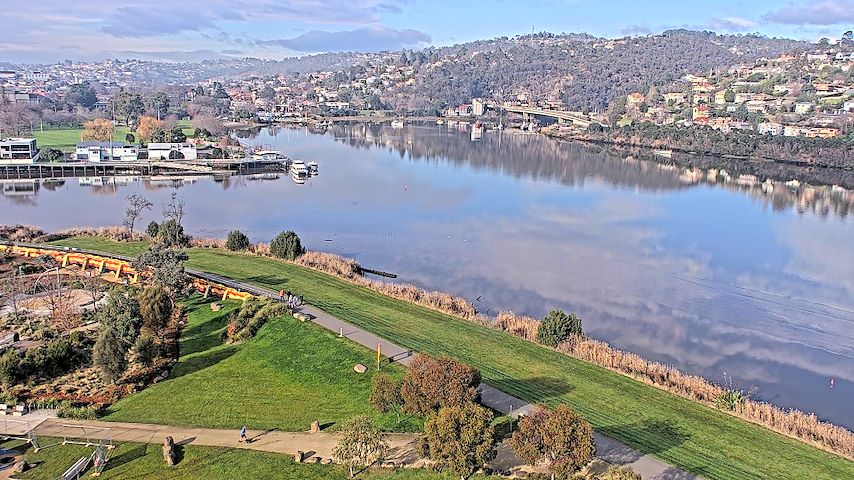 بث كاميرا مباشر من Tamar Estuary في Launceston, Tasmania