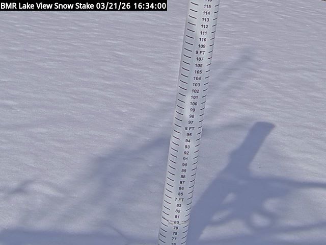 Lakeview Snow Depth Image