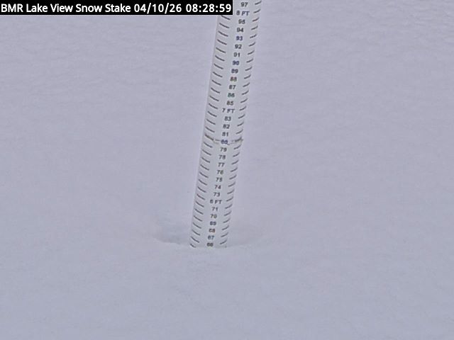 Lakeview Snow Depth Image
