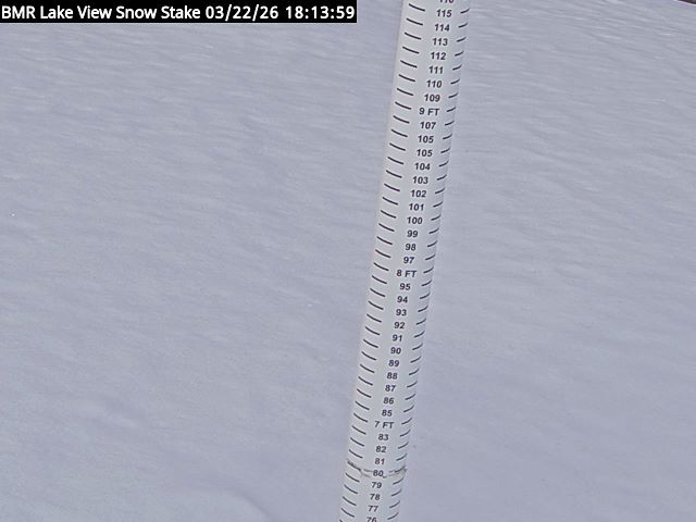 Lakeview Snow Depth Image