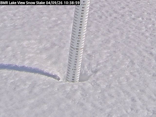 Lakeview Snow Depth Image