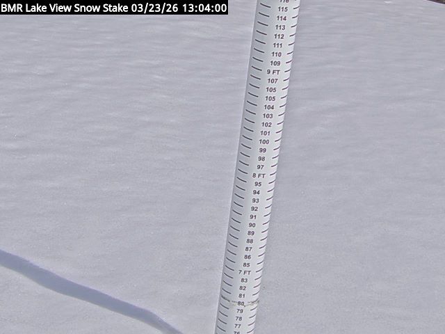Lakeview Snow Depth Image