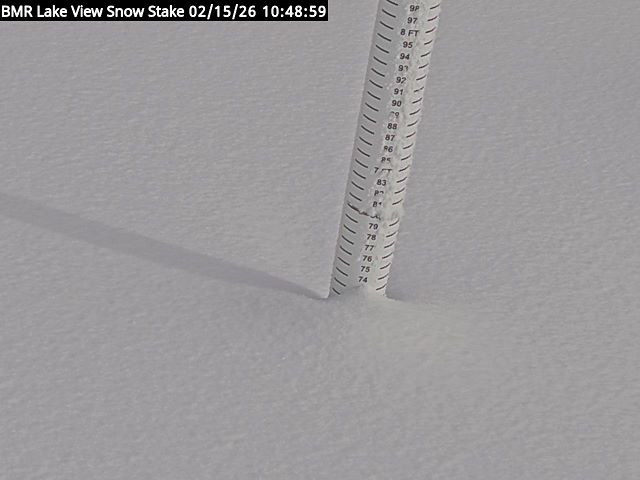 Lakeview Snow Depth Image
