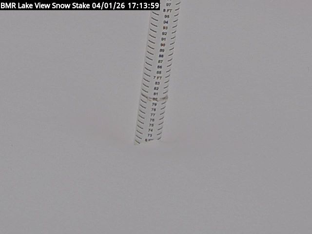 Lakeview Snow Depth Image