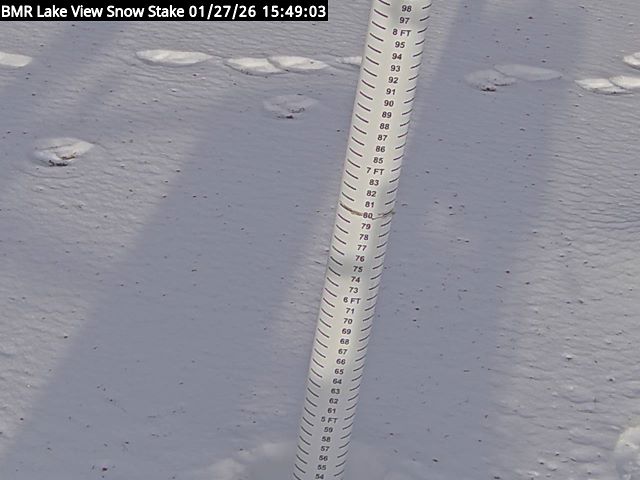 Lakeview Snow Depth Image