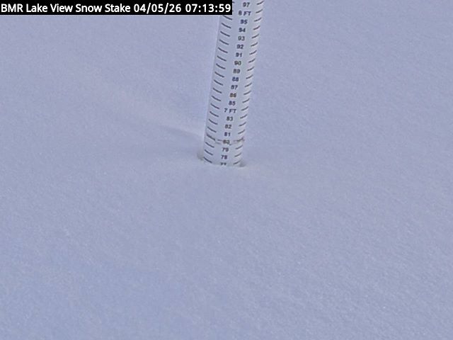 Lakeview Snow Depth Image