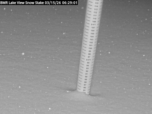 Lakeview Snow Depth Image