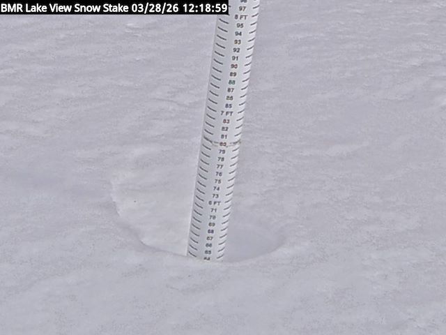 Lakeview Snow Depth Image