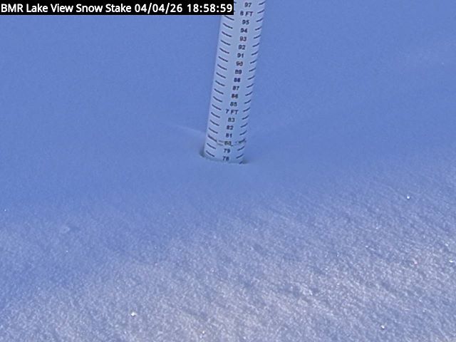 Lakeview Snow Depth Image