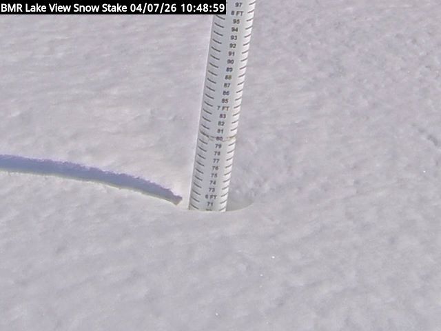 Lakeview Snow Depth Image