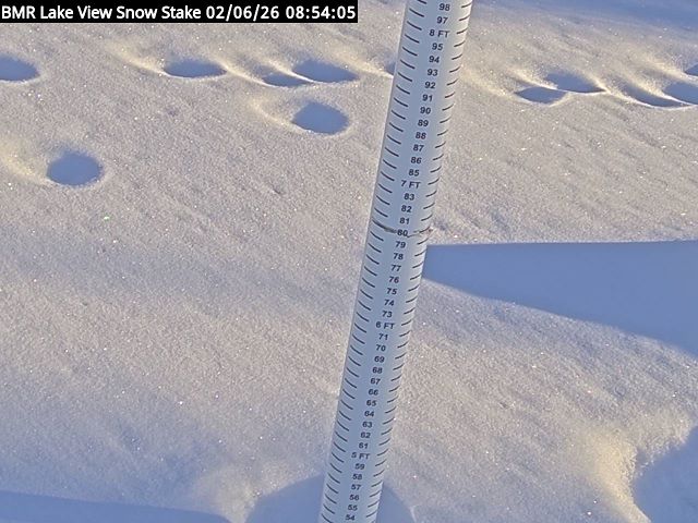 Lakeview Snow Depth Image
