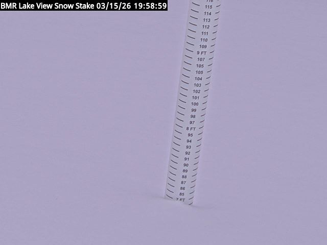 Lakeview Snow Depth Image