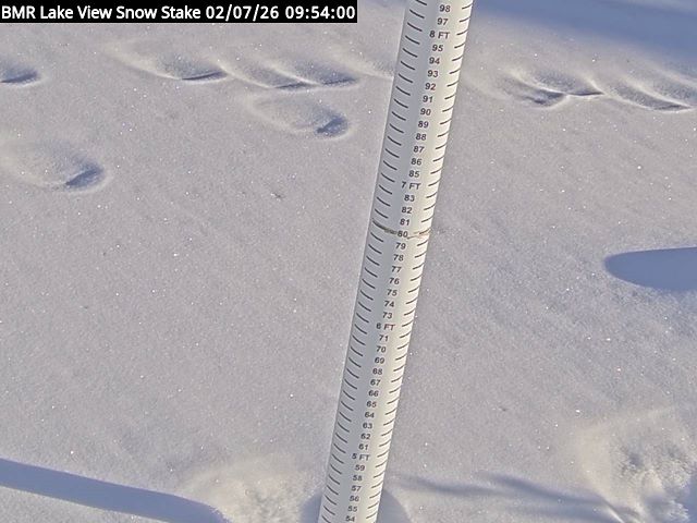 Lakeview Snow Depth Image