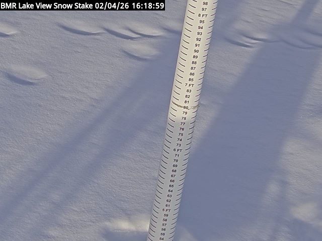 Lakeview Snow Depth Image