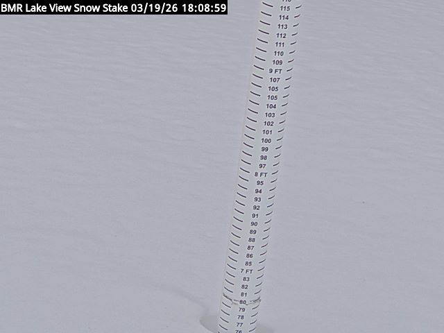 Lakeview Snow Depth Image