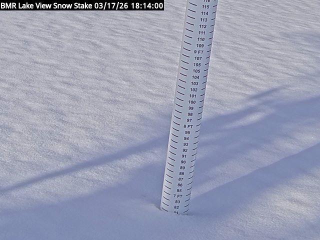 Lakeview Snow Depth Image