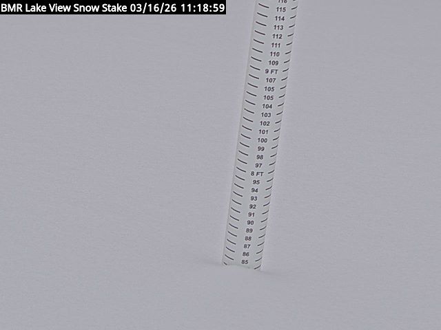 Lakeview Snow Depth Image