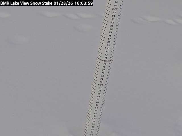 Lakeview Snow Depth Image